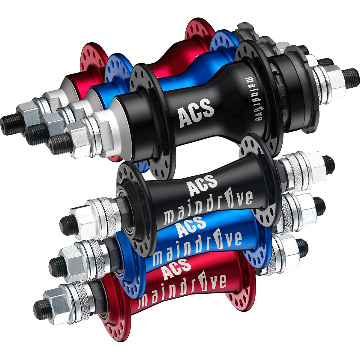 MAINDRIVE Single Speed Cassette Hub Set – ACS BMX